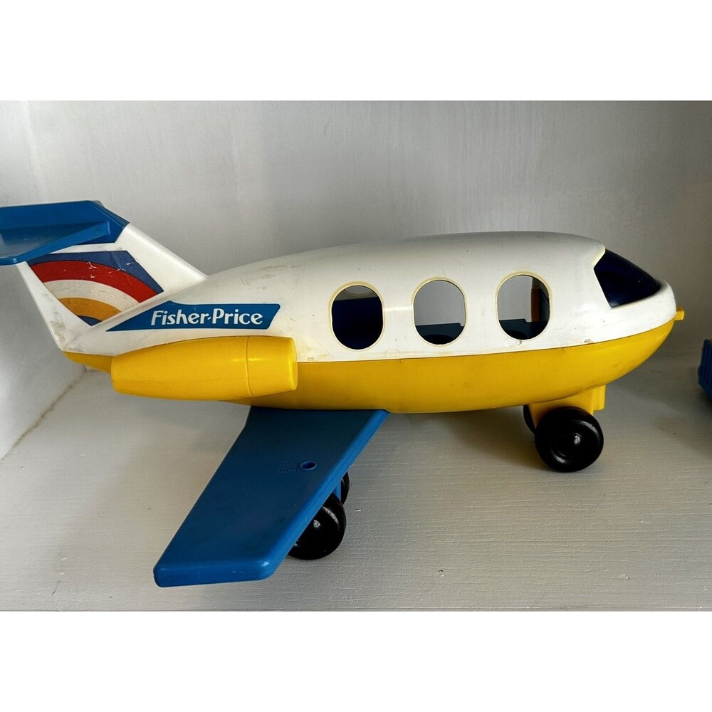 Fisher Price Little People Family Jetport Airport airplane Set 933 Vintage 1980 - Picture 9 of 9